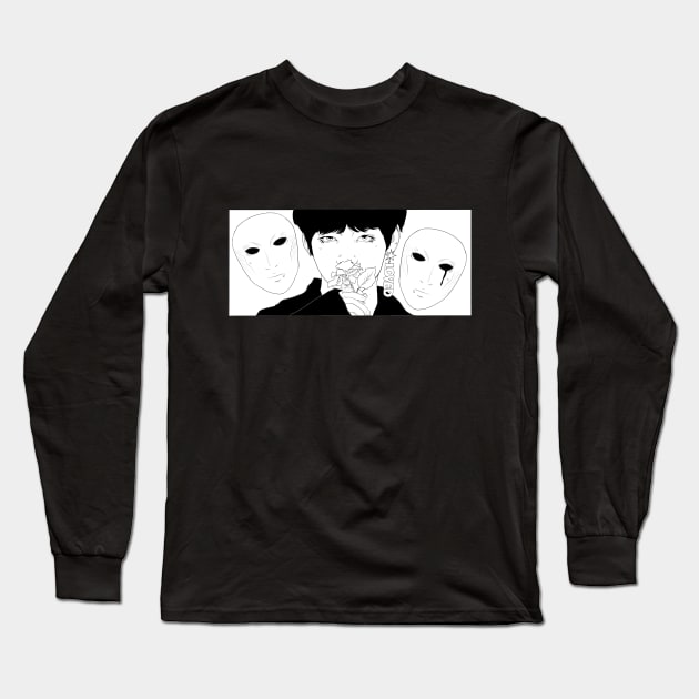 Singularity Long Sleeve T-Shirt by yelhsa art